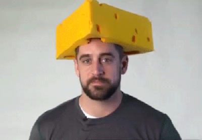 Aaron Rodgers the Cheesehead