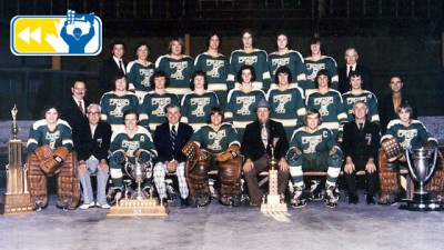 Muzz MacPherson and his Portage Terriers.