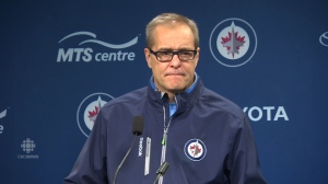 Coach Paul Maurice: Is this the look that intimidates the Winnipeg media?